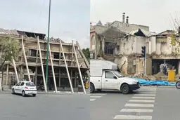 تخریب پس از حضور شهردار
