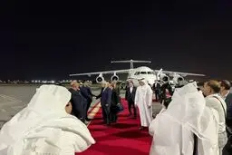 وزیر کشور وارد قطر شد