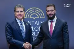 رئیس اقلیم کردستان عراق وارد دمشق شد