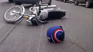 سقوط موتورسوار تهرانی به دره+ ویدئو