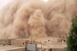 طوفان شن در ریاض+ تصویر