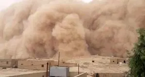وزش باد شدید و طوفان در راه کرمان