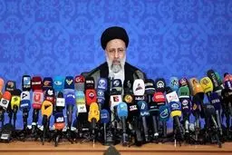 President Raeisi's presser kicks off