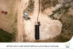  بهره‌برداری از دو پروژه آبرسانی به روستاهای آذربایجان شرقی با حمایت همراه اول 

  