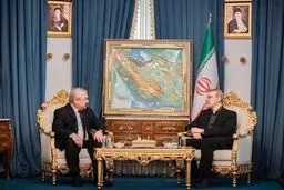 دیدار نماینده پوتین با علی لاریجانی


