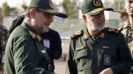 سردار سلامی از یک پایگاه زیرزمینی دیدار کرد