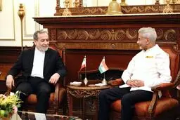 پیام وزیر خارجه هند درباره دیدار با عراقچی