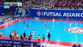 گل پنجم فوتسال ایران به اندونزی را ببینید + ویدیو