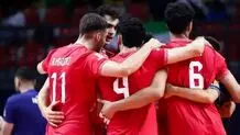 برد والیبال نوجوانان ایران از بلژیک