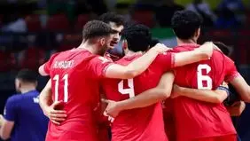 تیم والیبال ایران برابر  پورتوریکو برنده شد 