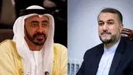 مذاکره وزرای خارجه ایران و امارات در خودرو /ویدئو

