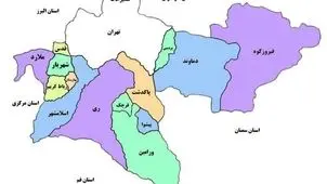 بررسی‌ تقسیم استان‌های غربی و شرقی تهران