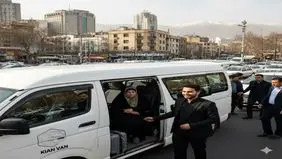 اجاره ون مسافرت با راننده در تهران با کیان ون