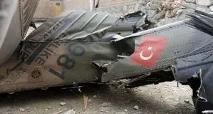 سقوط بالگرد نظامی ترکیه در مرز گرجستان- آذربایجان

