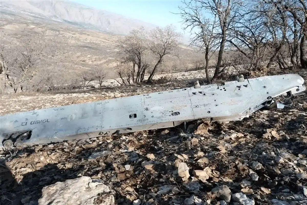 یک پهپاد هرمس در سیروان سقوط کرد