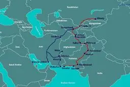 قطر در مسیر ریلی ازبکستان-پاکستان سرمایه گذاری می‌کند

