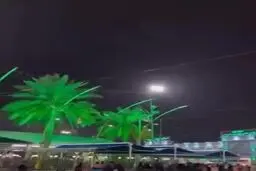 بارش زیبای باران در بین الحرمین+ ویدئو
