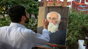 عکس هایی از مراسم سالگرد درگذشت هوشنگ ابتهاج