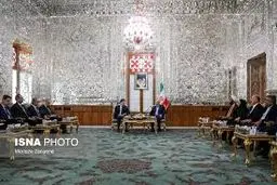 دیدار رئیس اقلیم کردستان عراق با رئیس مجلس
