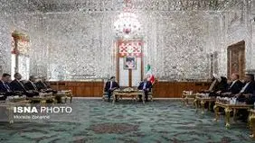 دیدار رئیس اقلیم کردستان عراق با رئیس مجلس
