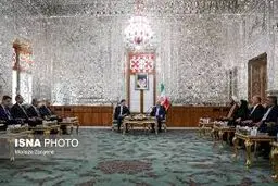 دیدار رئیس اقلیم کردستان عراق با رئیس مجلس
