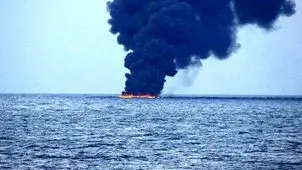 انفجار یک نفتکش در دریای سیاه