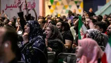 خوشحالی زنان پس از گل ایران به بلژیک + عکس