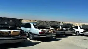 توقیف ۴۶ خودروی شوتی در زاهدان + ویدیو