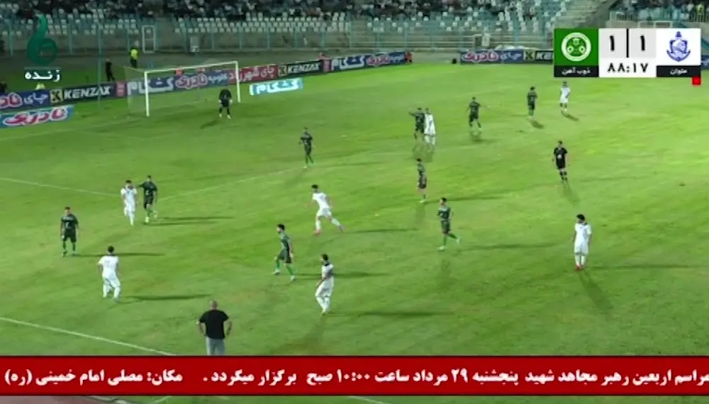 گل دوم ملوان به ذوب آهن+ ویدئو