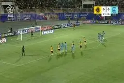گل اول سپاهان به چادرملو+ ویدئو