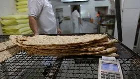 نان سنگکی‌ها به دنبال افزایش قیمت+ویدئو