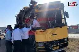 خواب‌آلودگی راننده علت تصادف اتوبوس دانشجویان در سمنان / وضعیت راننده چگونه است؟