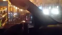 آتش سوزی در بزرگراه یادگار امام+ ویدئو