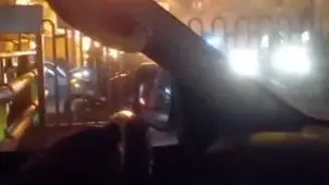 آتش سوزی در بزرگراه یادگار امام+ ویدئو