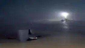 بارندگی شدید در صحرای سماوه عراق+ویدئو