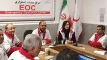 حضور یک بازیگر تلویزیون در هلال احمر هرمزگان