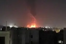 حمله هوایی اسرائیل به نیروگاه برق صنعا