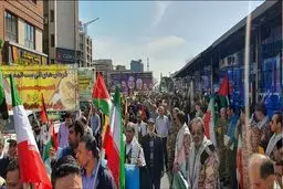 حضور وزیر نفت در راهپیمایی روز قدس+عکس

