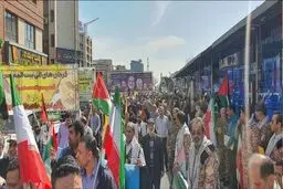 حضور وزیر نفت در راهپیمایی روز قدس+عکس
