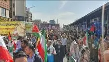 حضور وزیر نفت در راهپیمایی روز قدس+عکس
