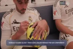 وقتی ستاره‌های رئال برای شکارچی جدید صف کشیدند‎! + ویدیو