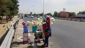 گل فروشان و کودکان کار اطراف بهشت زهرا جمع آوری شدند