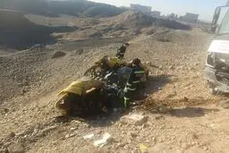۹ کشته در تصادف محور سیرجان- کرمان/ یک نفر مصدوم شد