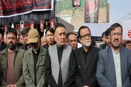 اجتماع مهاجران افغانستانی مقیم مشهد در محکومیت حملات آمریکا و اسرائیل به ایران + عکس