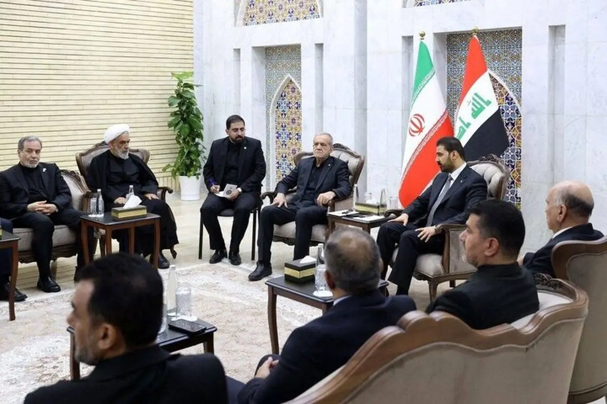 دیدار نخست وزیر عراق با پزشکیان