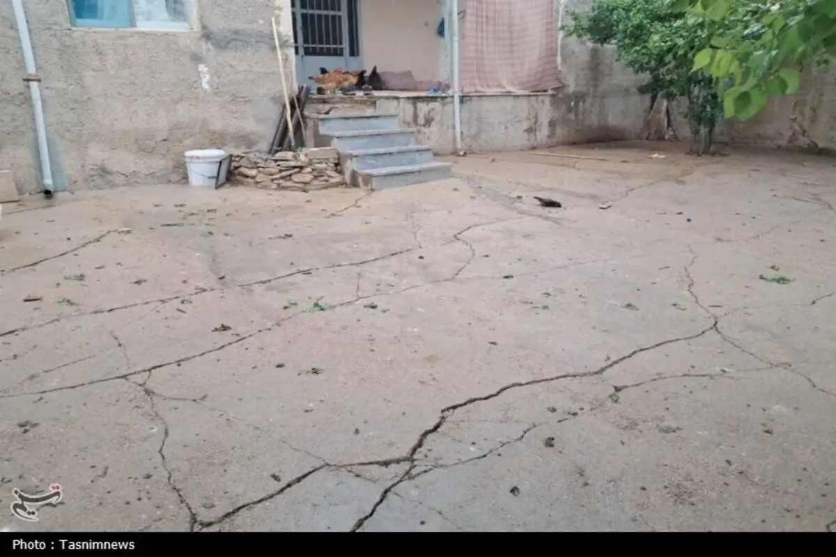 رانش در بجنورد + عکس