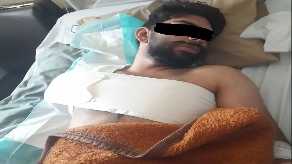 دست یک کارگر بروجردی حین کار از بازو قطع شد / حقوق این کارگر فقط شش میلیون تومان بوده است!