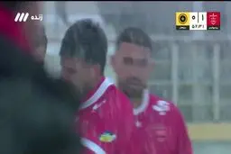 گل اول پرسپولیس به سپاهان را ببینید + ویدیو