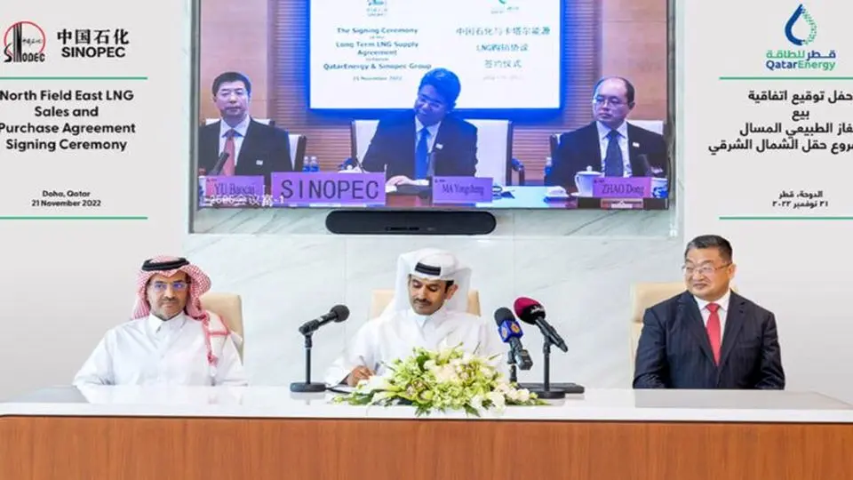 قطر یک توافقنامه گازی بلندمدت دیگر با چین امضا کرد

