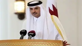 انتقاد امیر قطر از اسرائیل  